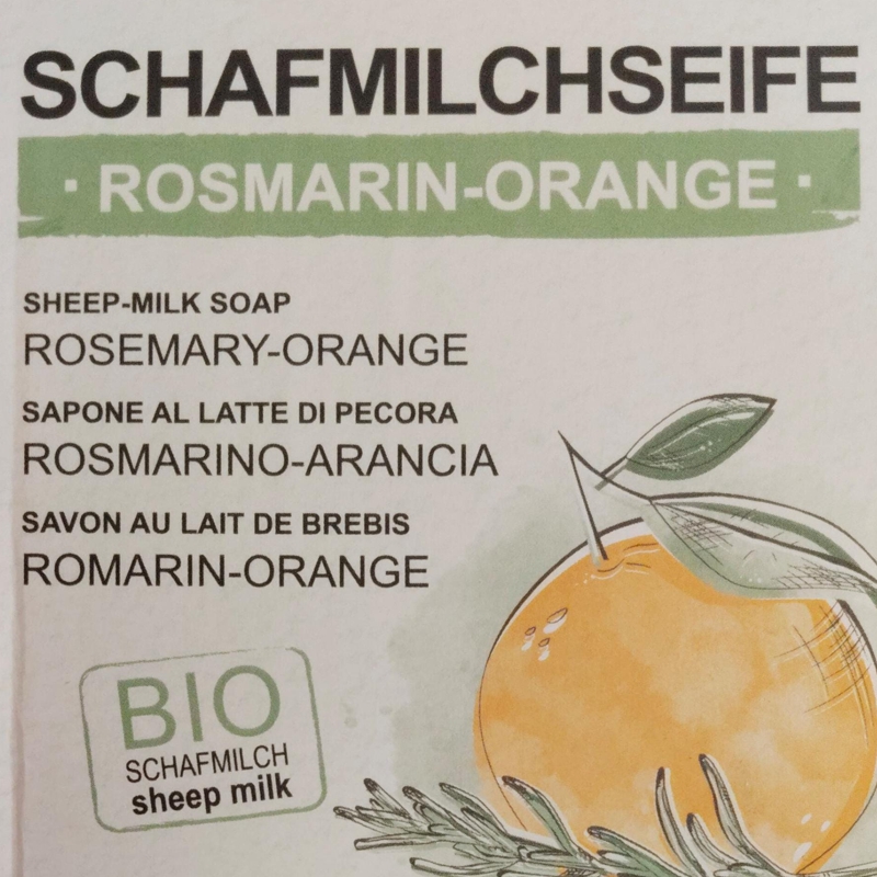 Schafmilchseife Rosmarin-Orange