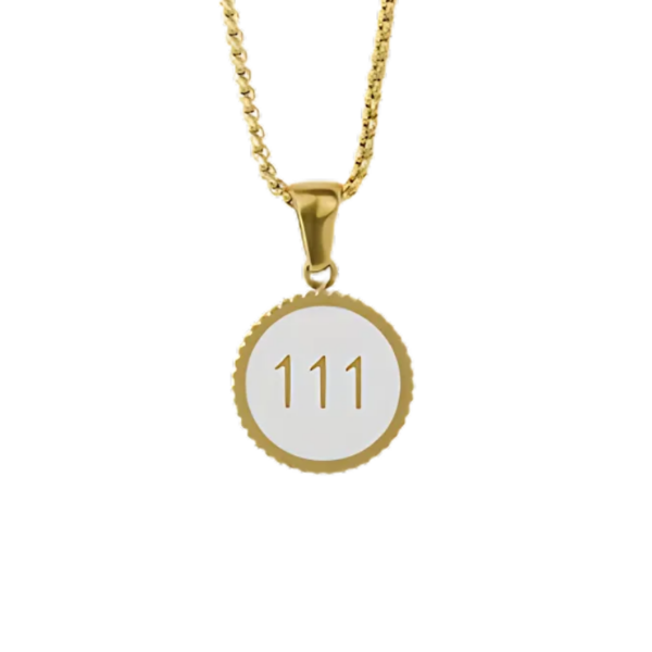 Traumfänger Engelsnummer 111 gold inkl. Kette