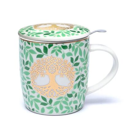 Kräuterteetasse Baum des Lebens inkl. Sieb
