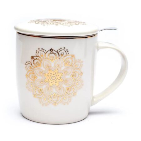 Kräuterteetasse Mandala inkl. Sieb