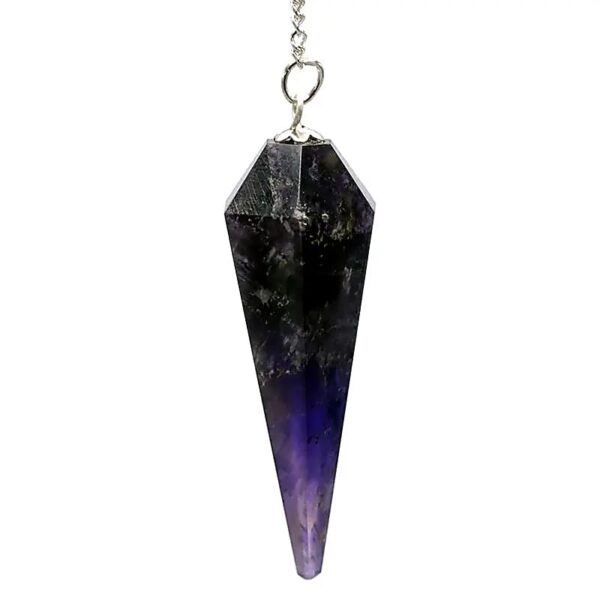 Amethystpendel facettiert