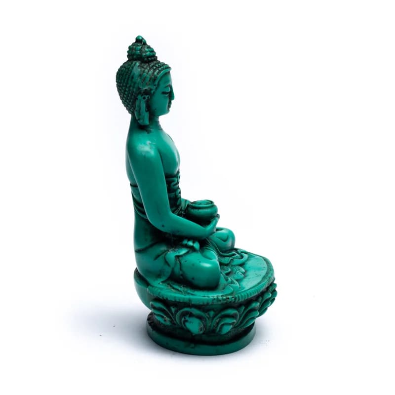 Buddha sitzend grün