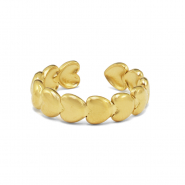 Herzerl gold - Edelstahl-Ring