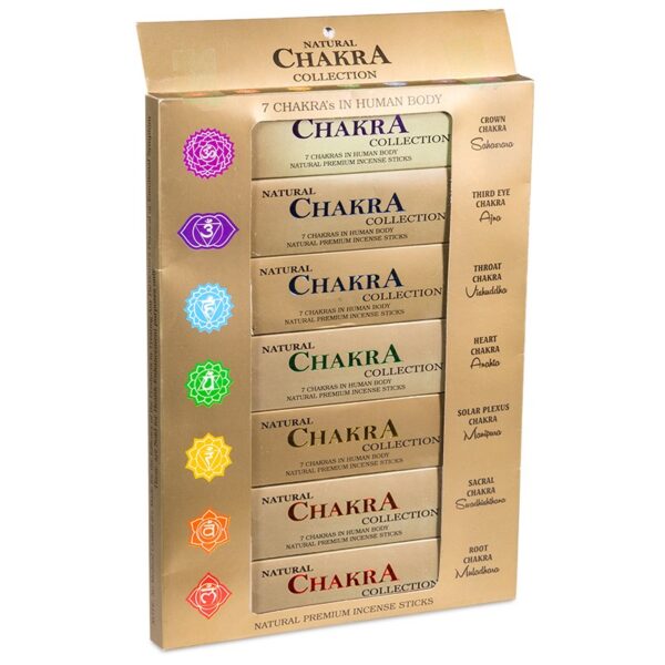 Chakra Räucherstäbchen in Geschenkbox