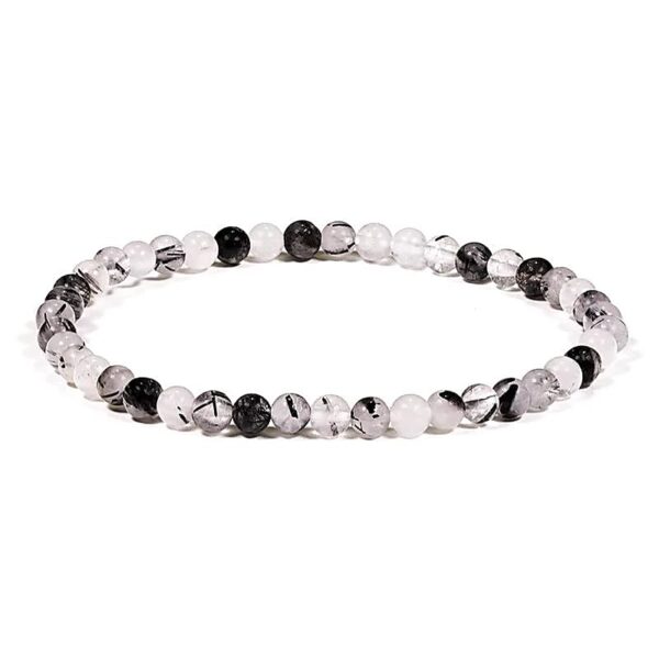 Kugelarmband Turmalinquarz 4 mm