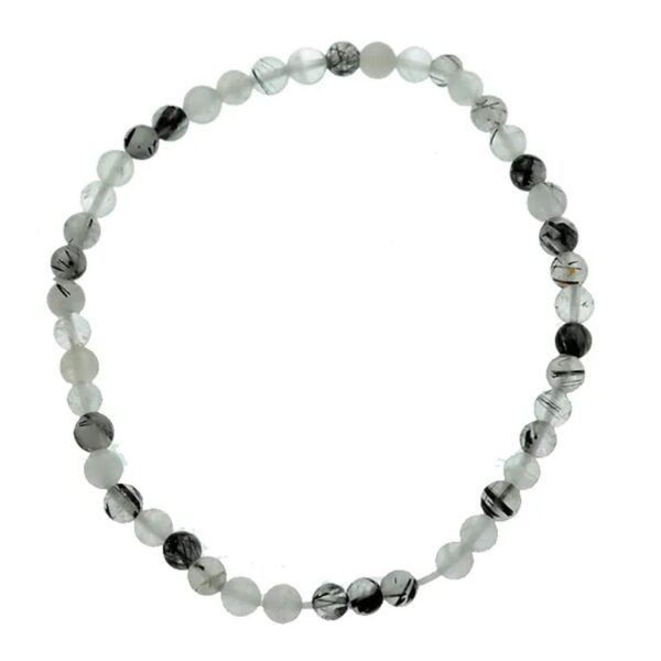 Kugelarmband Turmalinquarz 4 mm – Bild 2