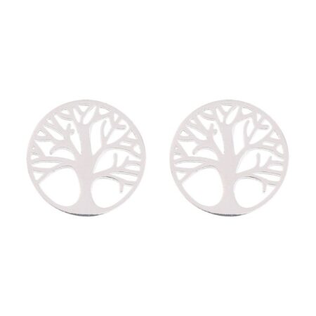 Lebensbaum - Ohrstecker silber