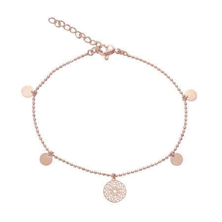 Mandala des Glücks - Armband "Beautiful" - Roségold