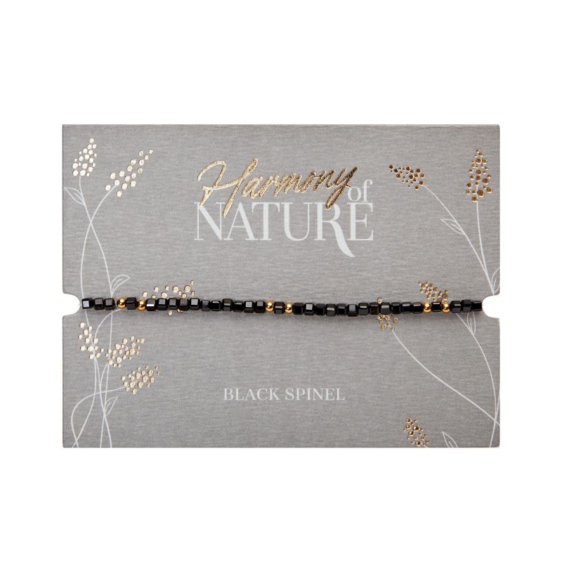 Schwarzer Spinell-Armband – Harmony of Nature