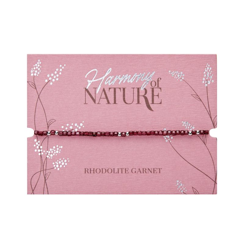 Rhodolith Granat-Armband – Harmony of Nature