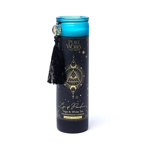 Eye of Providence - Manifestationskerze im Glas