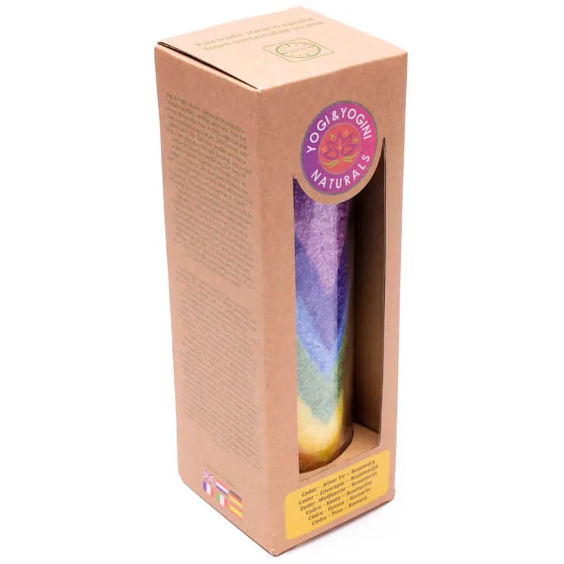 Chakra-Duftkerze im Glas