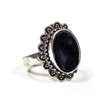 Turmalin schwarz Ring