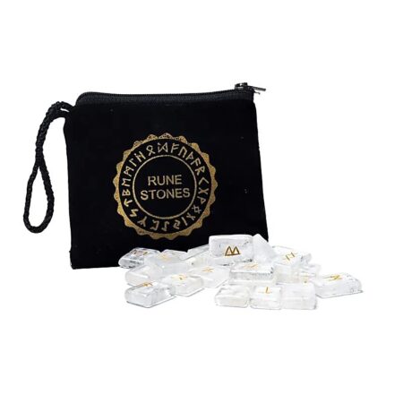 Runen Orakelset aus Bergkristall