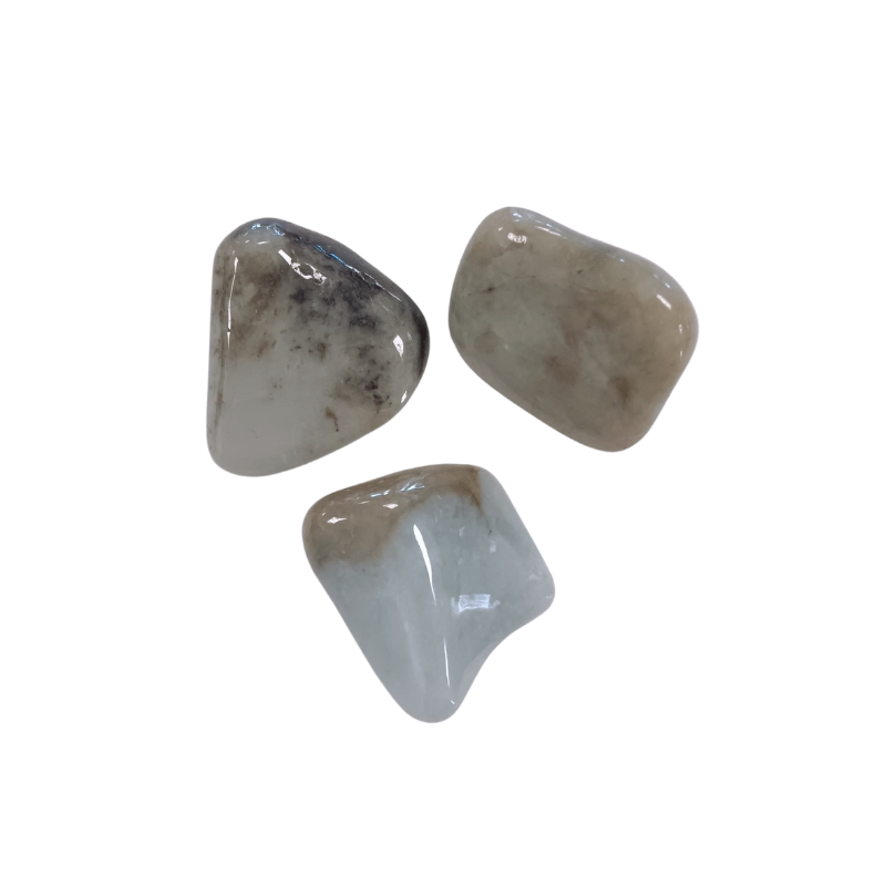 Burma Jade (Jadeit) Trommelstein