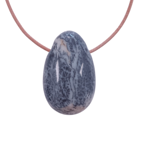 Dendriten Opal gebohrt