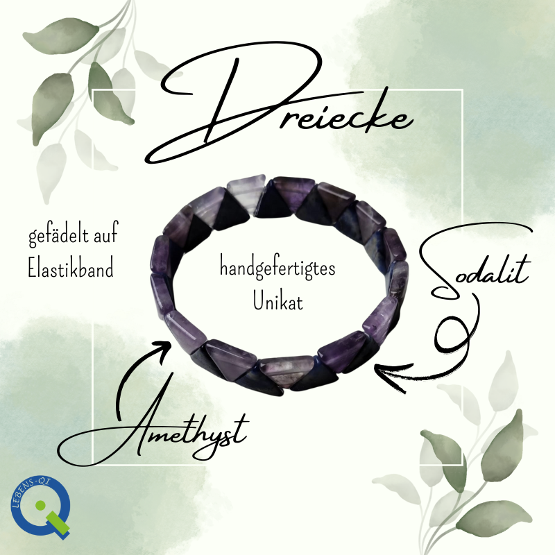 Stein Armband – Dreiecke