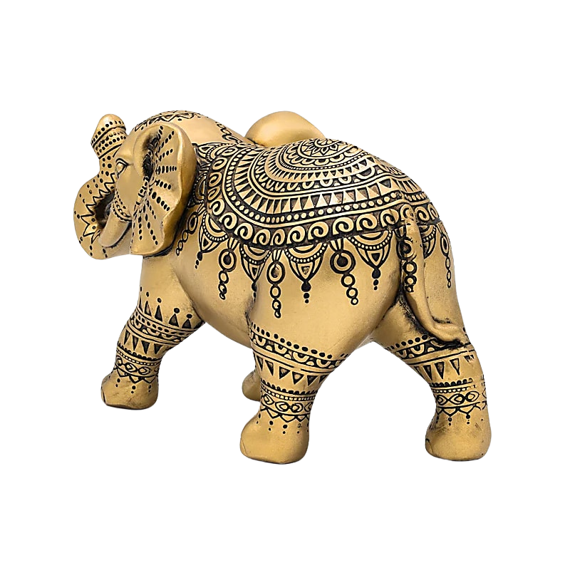Goldener Elefant