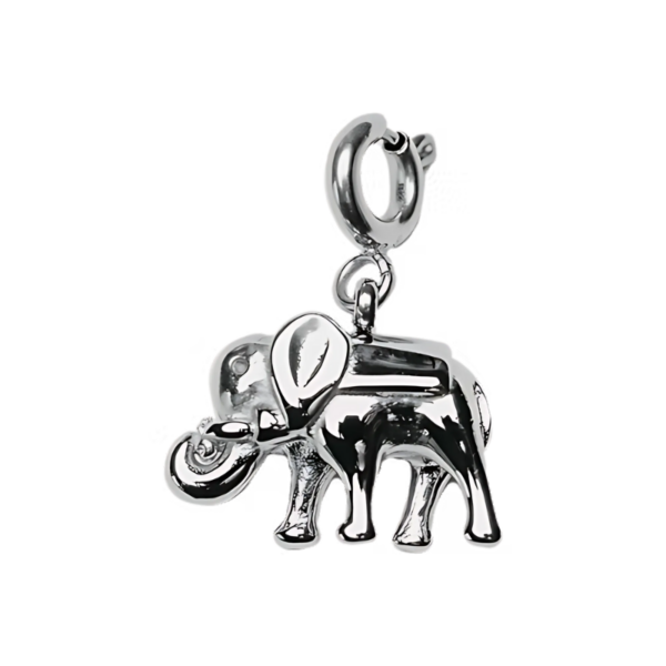 Elefant Glückscharm - stahl