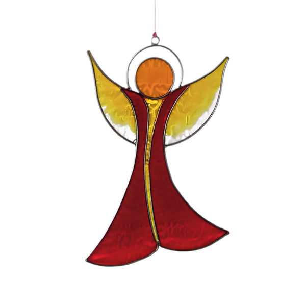 Rot-gelber Engel Suncatcher