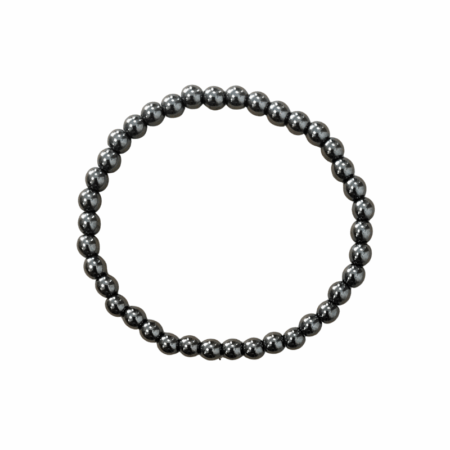 Kleines Kugelarmband Hämatit 4 mm