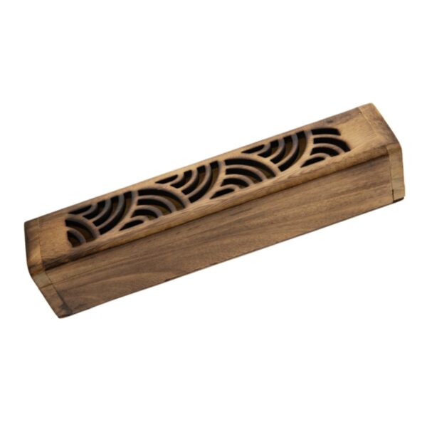 Holzbox mit Vorratsbehälter Wave