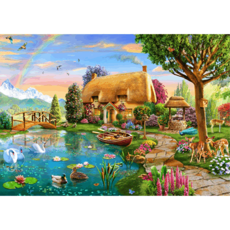 Lakeside Cottage - 2000 Teile Puzzle