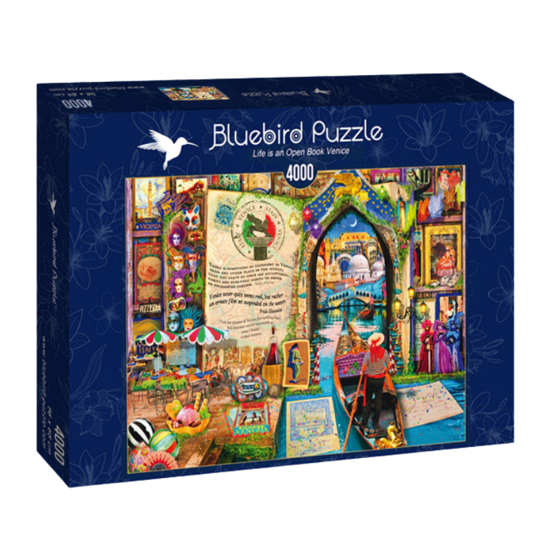 Life is an Open Book Venice – 4000 Teile Puzzle