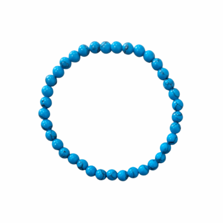 Kleines Kugelarmband Türkis (rec.) 4 mm