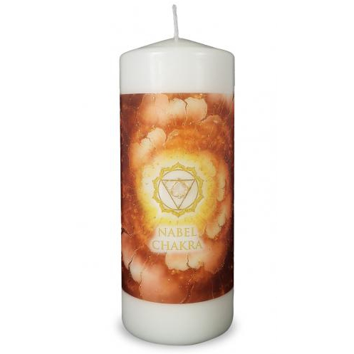 Nabelchakra Energiekerze groß