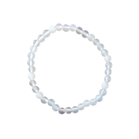 Kleines Kugelarmband Opalglas 4 mm