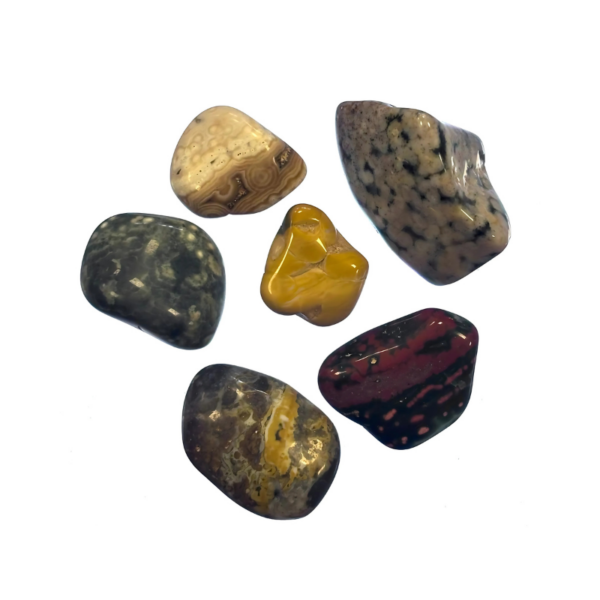 Ozeanchalcedon Trommelstein – Bild 2