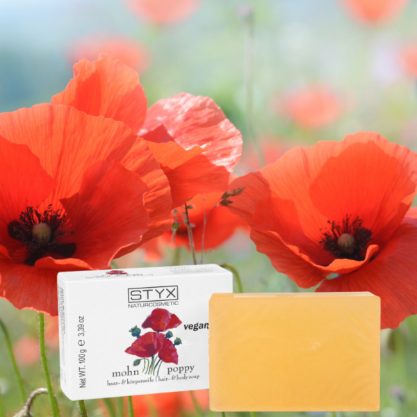 Mohn Haar- und Körperseife – Bild 2