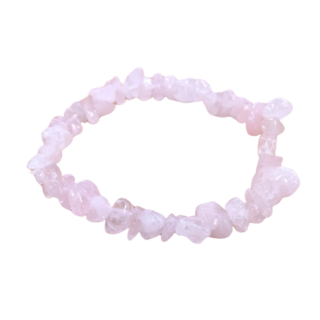Splitterarmband Rosenquarz