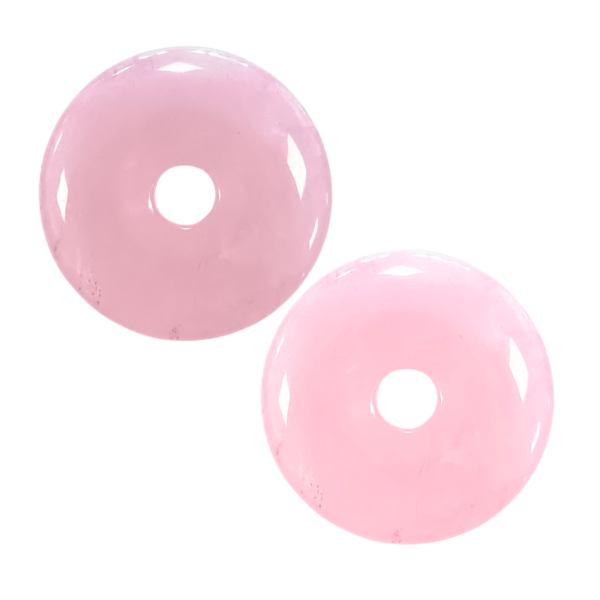 Rosenquarz Donut XL – Bild 2