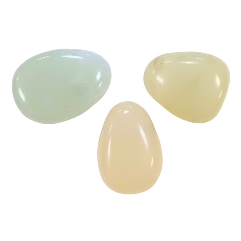 China Jade (Serpentin) gebohrt