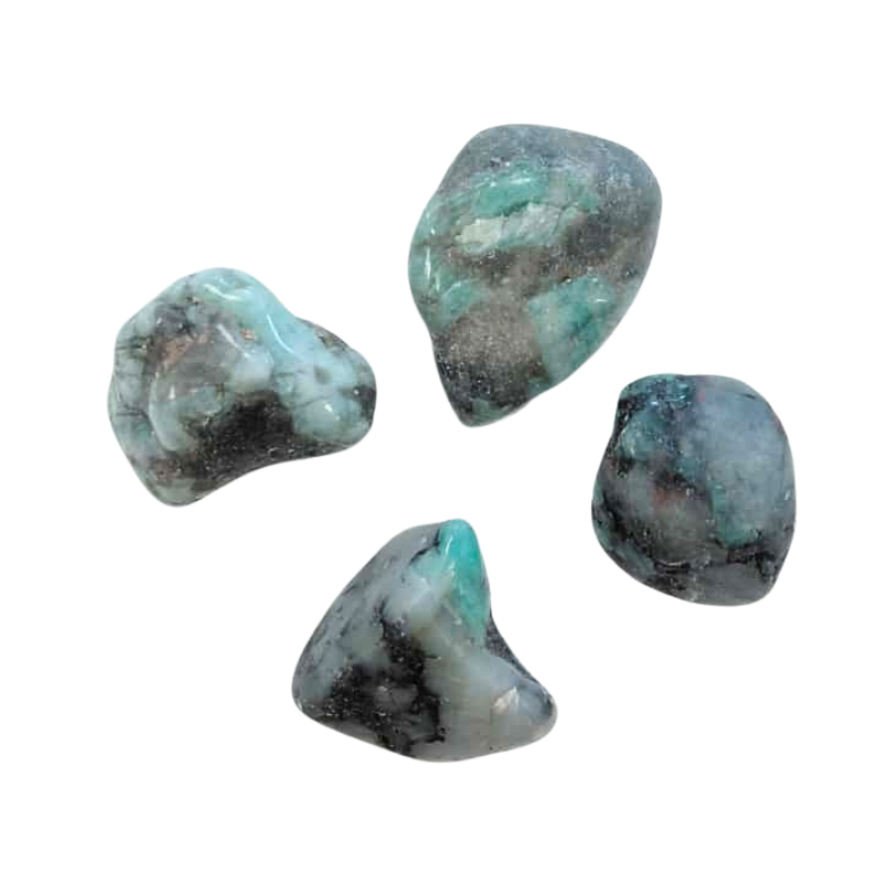 Smaragd Trommelstein