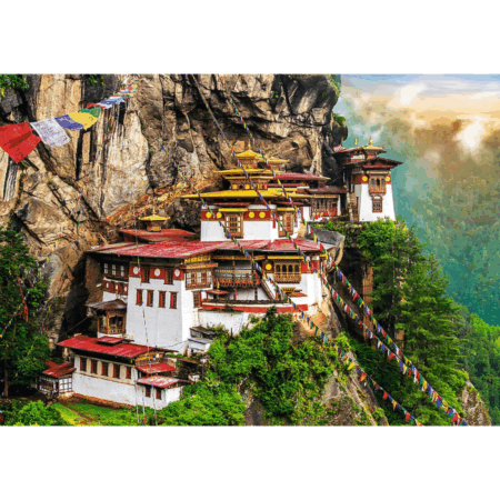 Taktshang, Bhutan - 2000 Teile Puzzle