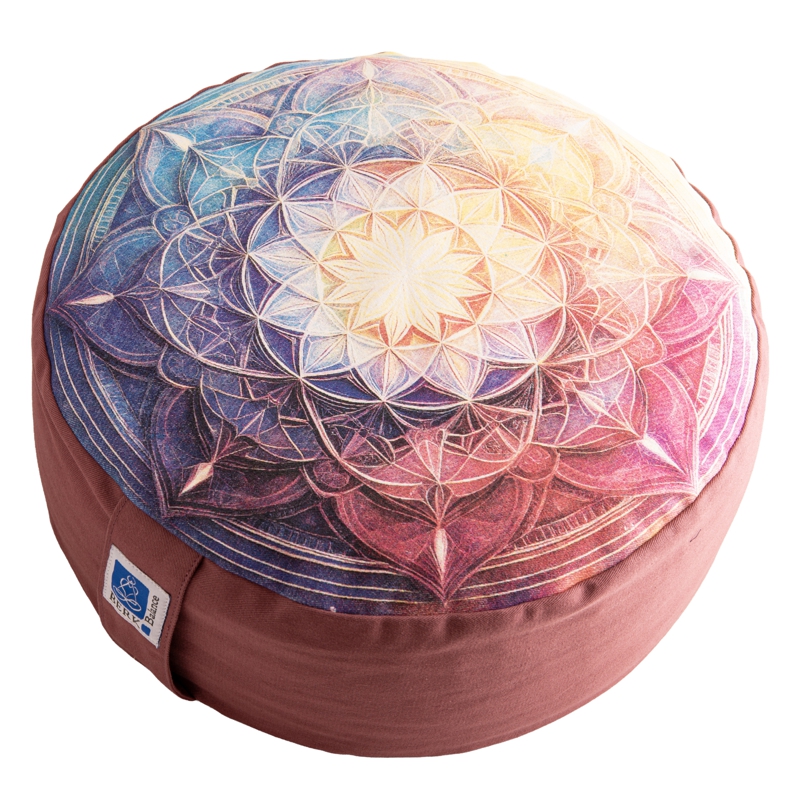 Mandala bunt Meditationskissen