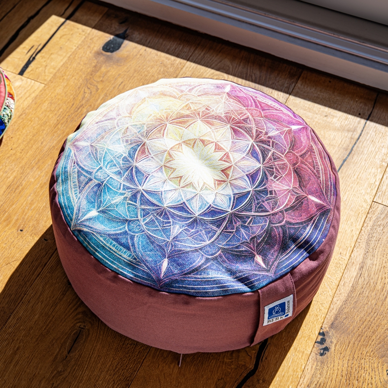 Mandala bunt Meditationskissen