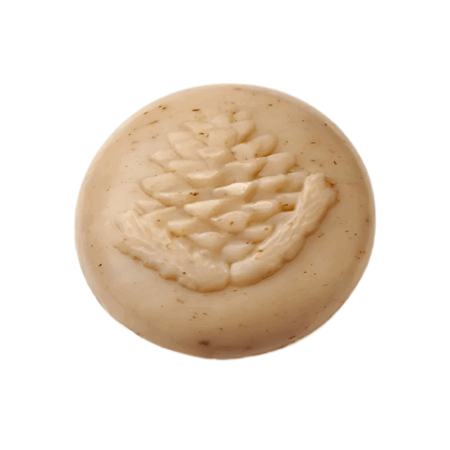 Schafmilchseife Zirbe natur rund