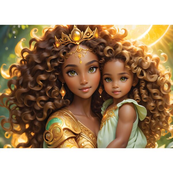 La Lune et le Soleil - Collection Mère et Fille  - 2x 500 Teile Puzzle – Bild 4