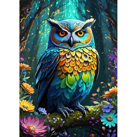Blue Owl - 500 Teile Puzzle