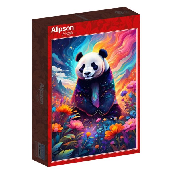 Colourful Panda - 1000 Teile Puzzle – Bild 2