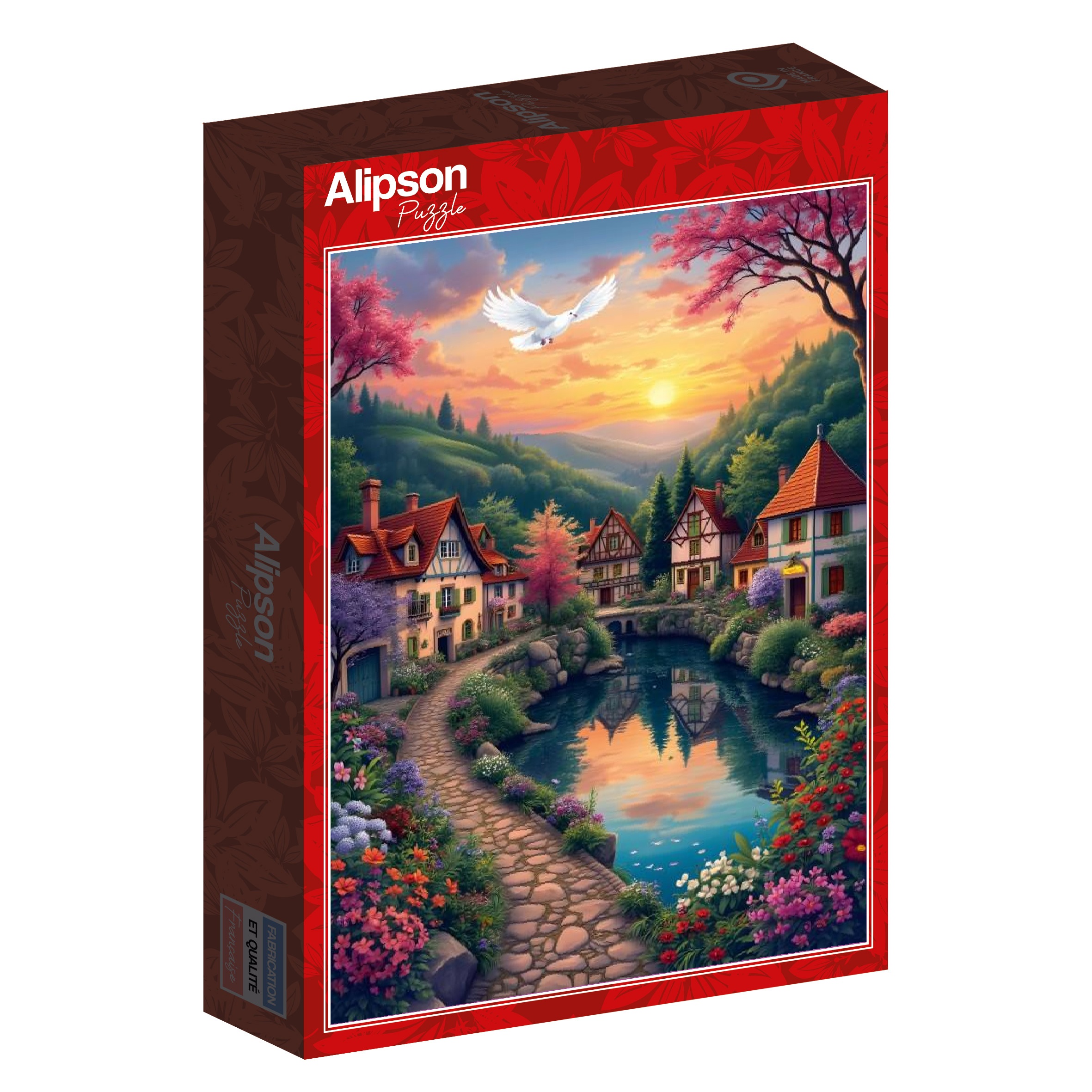 The Village by the Lake – 500 Teile Puzzle