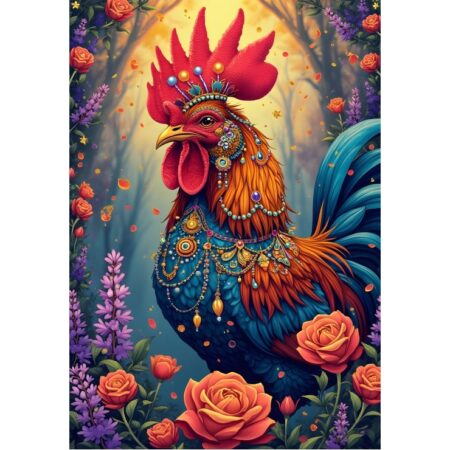 The Secret Garden of the Rooster - 1000 Teile Puzzle
