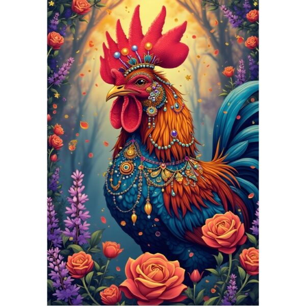 The Secret Garden of the Rooster - 1000 Teile Puzzle