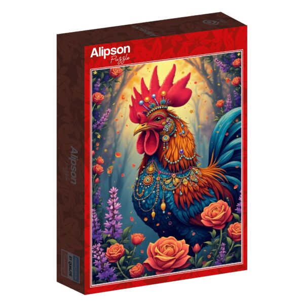 The Secret Garden of the Rooster - 1000 Teile Puzzle – Bild 2