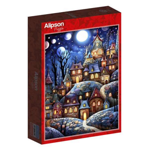 Dorf unter dem Mond - 1000 Teile Puzzle – Bild 2