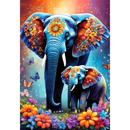 Elephants  - Maternal Love Collection - 1000 Teile Puzzle
